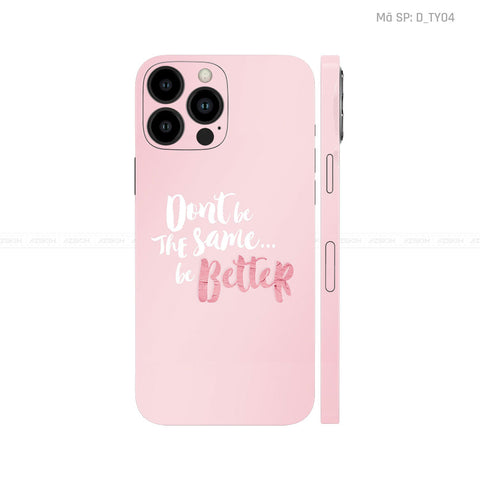 Dán Skin IPhone 14 Series Hình TYPOGRAPHY | D_TY04