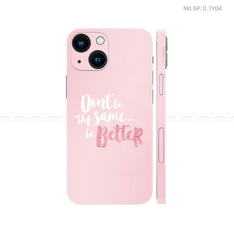 Dán Skin IPhone 14 Series Hình TYPOGRAPHY | D_TY04