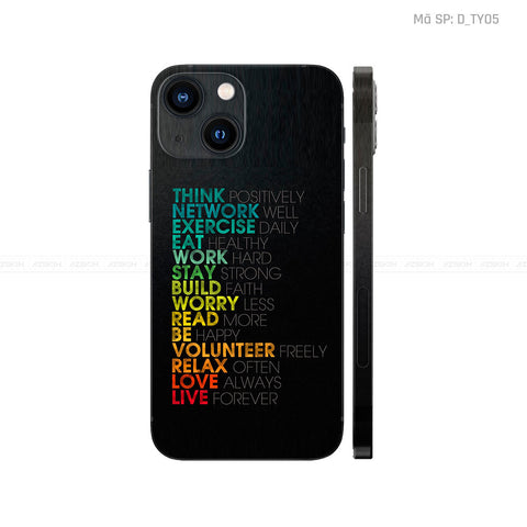 Dán Skin IPhone 16 Series Hình Typography | TY05