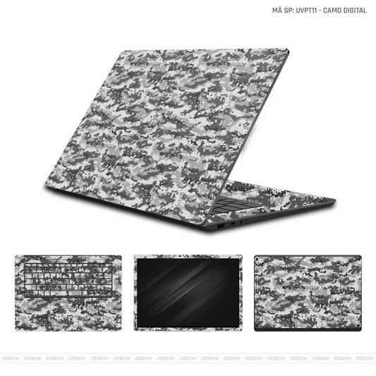 Dán Skin Laptop Xiaomi Vân Nổi Camo Digital | UVPT11