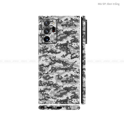 Dán Skin Galaxy Note 20 Series Vân Camo Digital Xám | UVPT11