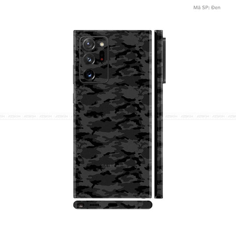 Dán Skin Galaxy Note 20 Series Vân Camo Urban Đen | UVPT08