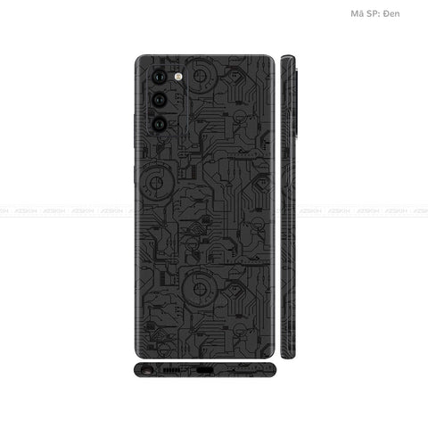 Dán Skin Galaxy Note 20 Series Vi Mạch 2023 Đen | UVPT14