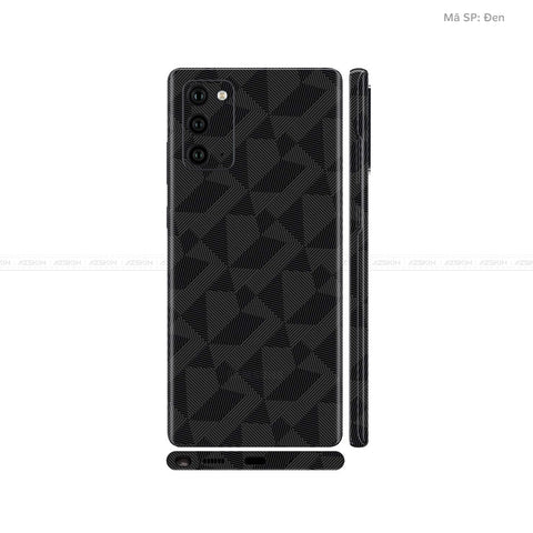 Dán Skin Galaxy Note 20 Series Vân Nordic Đen | UVPT02