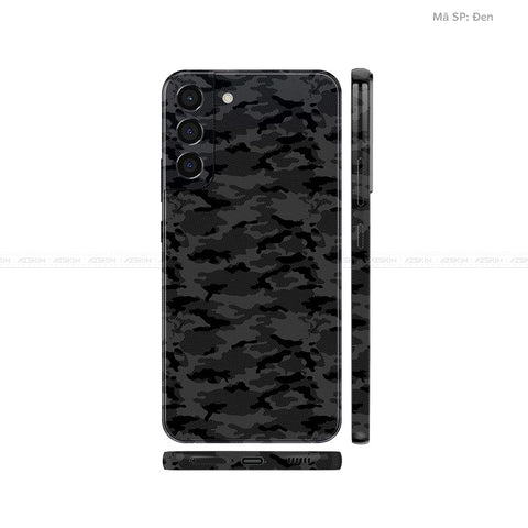 Dán Skin Galaxy S22 Series Vân Nổi Camo Urban Đen | UVPT08