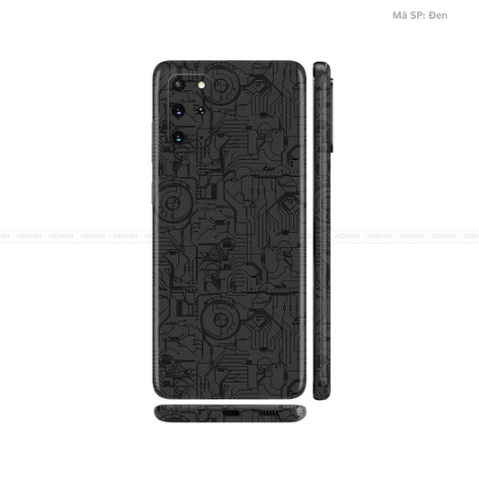 Dán Skin Galaxy S20 Series Vân Vi Mạch 2023 Đen | UVPT14