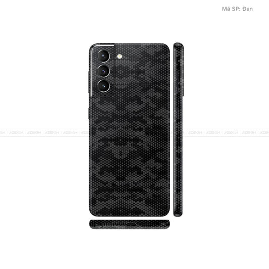 Dán Skin Galaxy S21 Series Vân Mamba Đen | UVPT05