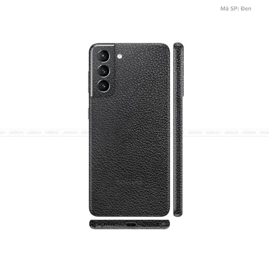 Dán Skin Galaxy S21 Series Vân Da Đen | UVPT13
