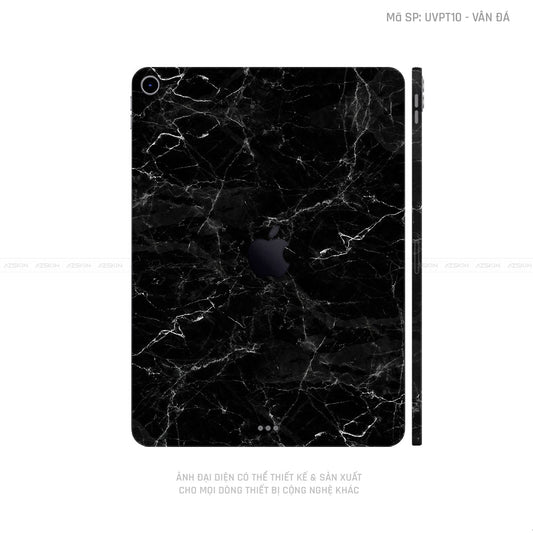 Dán Skin IPad Mini Series Vân Đá Đen | UVPT10