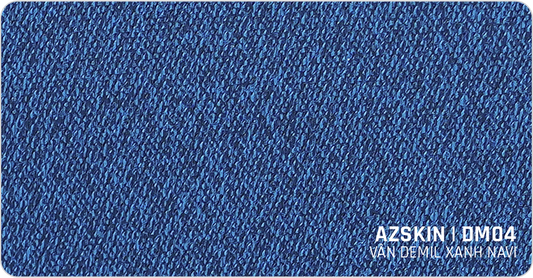 Miếng dán skin vân vải denim xanh navi