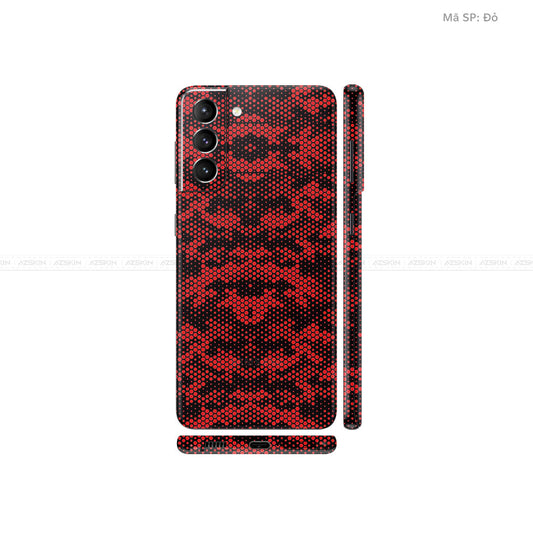 Dán Skin Galaxy S21 Series Vân Mamba Đỏ | UVPT05