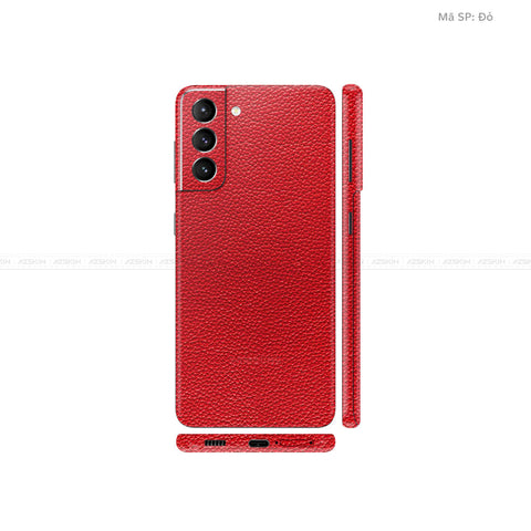 Dán Skin Galaxy S21 Series Vân Da Đỏ | UVPT13