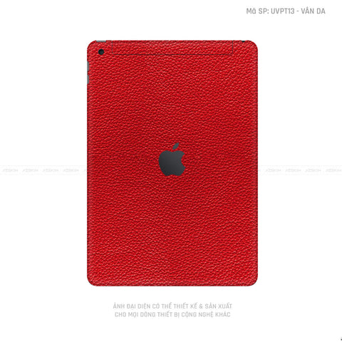 Dán Skin IPad Gen Series Vân Da Đỏ | UVPT13