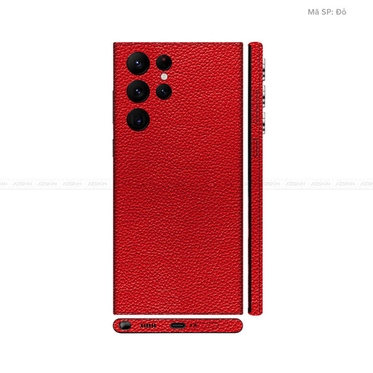 Dán Skin Galaxy S22 Series Vân Da Đỏ | UVPT13