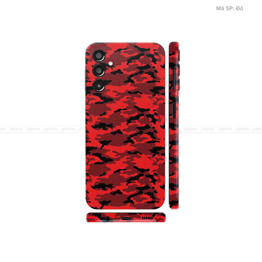 Dán Skin Galaxy A Series Vân Camo Urban Đỏ | UVPT08