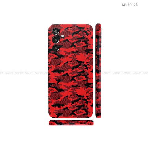 Dán Skin Galaxy A Series Vân Camo Urban Đỏ | UVPT08