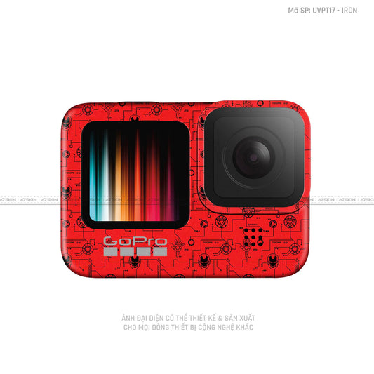 Dán Skin Máy Quay Gopro Vân Nổi IRonnan | UVPT17
