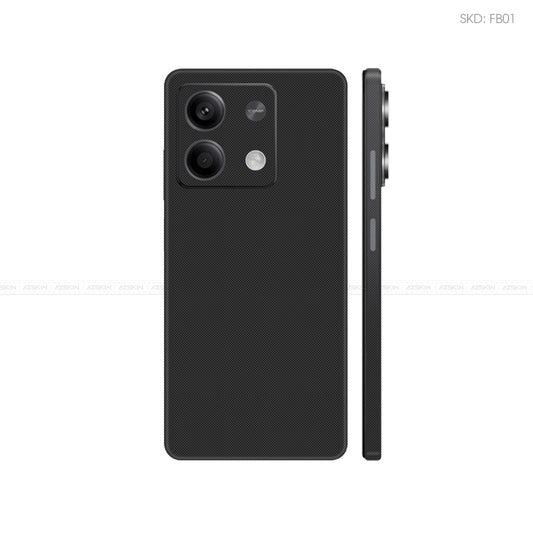 Dán Skin Điện Thoại Xiaomi Redmi 13 Series Màu Đen Fabric | FB01
