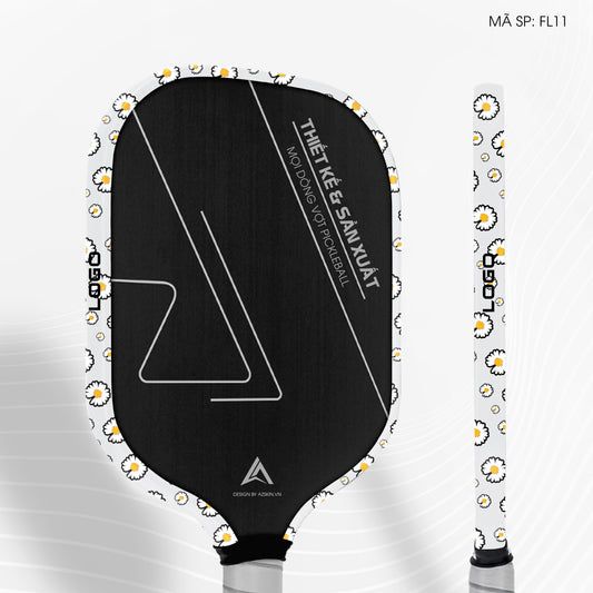 Miếng Dán Viền Vợt Pickleball Họa Tiết Hoa | FL11