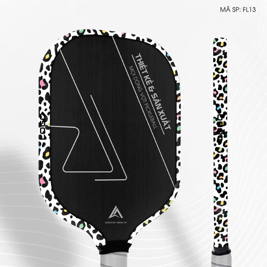 Miếng Dán Viền Vợt Pickleball Họa Tiết Hoa | FL13