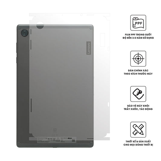 Miếng Dán Film PPF Máy Tính Bảng Lenovo | Full Lưng Viền