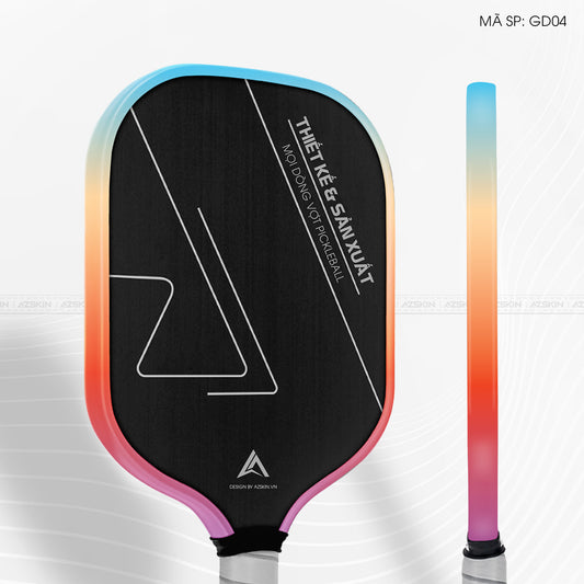 Miếng Dán Viền Vợt Pickleball Skin Đổi Màu Gradient 04 | GD04