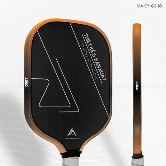 Miếng Dán Viền Vợt Pickleball Đổi Màu Cam Gradient | GD10