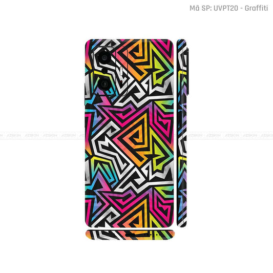 Dán Skin Xiaomi 11 Series Vân Nổi Graffiti 01 | UVPT20