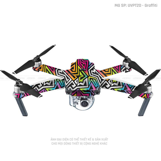 Dán Skin Flycam Vân Nổi Graffiti 01 | UVPT20