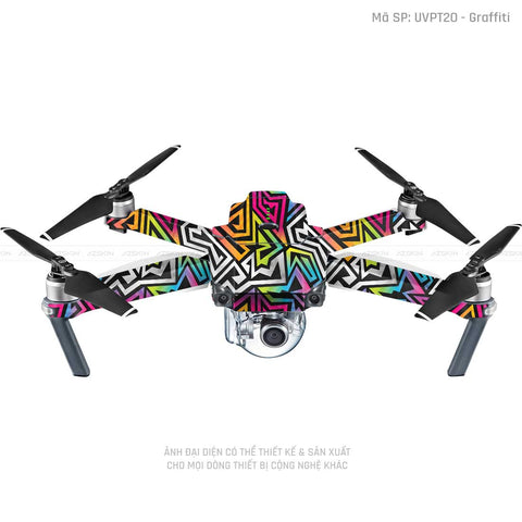Dán Skin Flycam Vân Nổi Graffiti 01 | UVPT20