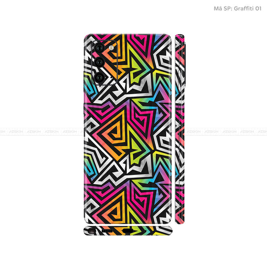 Dán Skin Galaxy Note 20 Series Vân Graffiti 01 | UVPT20