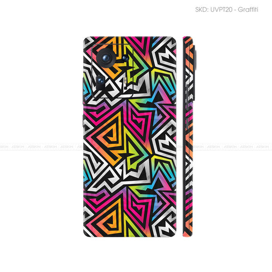 Dán Skin Điện Thoại Xiaomi Mi Mix Series Vân Nổi Graffiti 01 | UVPT20