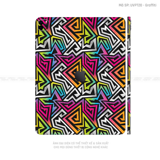 Dán Skin IPad Air Series Vân Graffiti 01