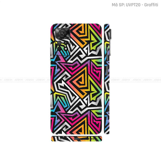Dán Skin Xiaomi Redmi Note 11 Series Vân Nổi Graffiti 01 | UVPT20