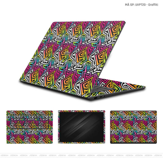 Dán Skin Laptop Xiaomi Vân Nổi Graffiti 01 | UVPT20