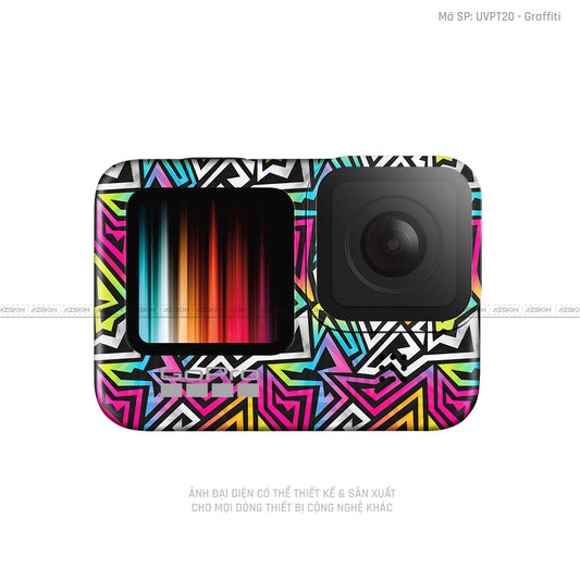 Dán Skin Máy Quay Gopro Vân Nổi Graffiti