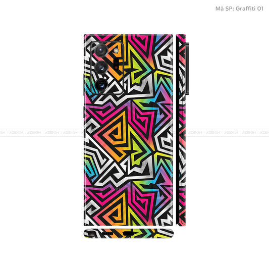 Dán Skin Galaxy Note 20 Series Vân Graffiti 01 | UVPT20