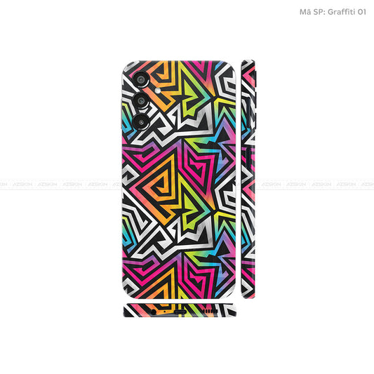 Dán Skin Galaxy A Series Vân Graffiti 01 | UVPT20