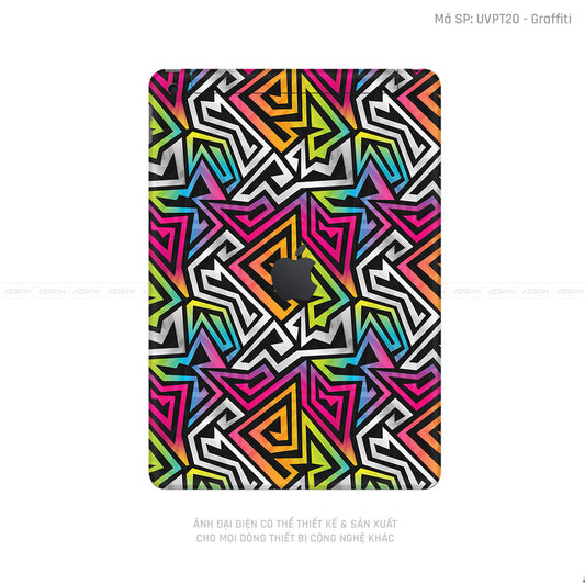 Dán Skin IPad Gen Series Vân Graffiti 01 | UVPT20
