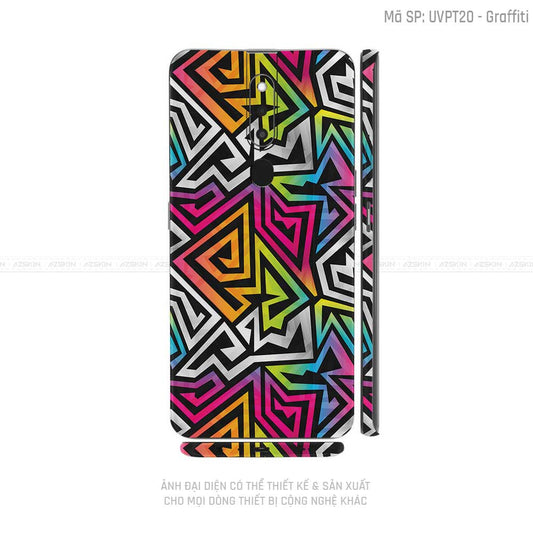 Miếng Dán Skin Điện Thoại OPPO F Series Vân Graffiti 01 | UVPT20