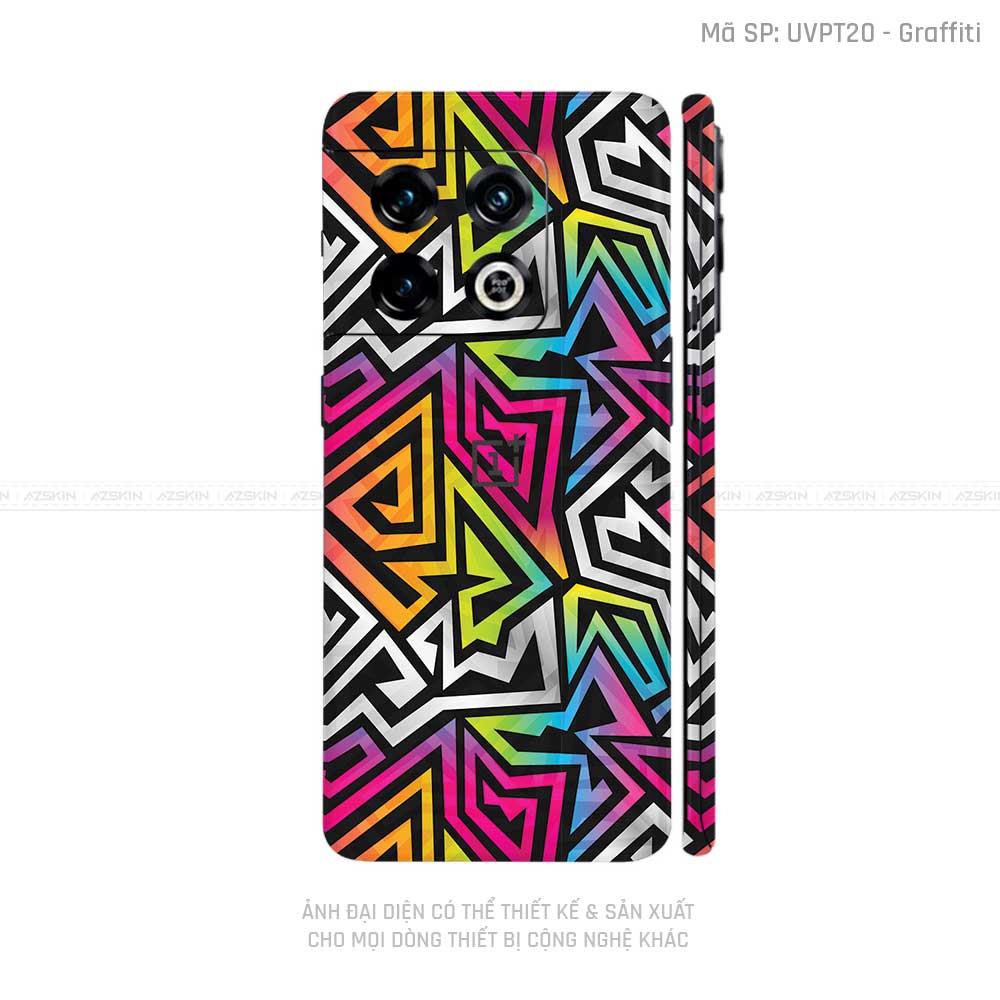 Dán Skin Oneplus 10 Series Vân Graffiti 01 | UVPT20