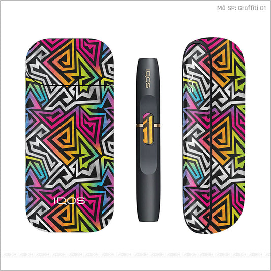 Dán Skin IQOS Vân Graffiti 01 | UVPT20