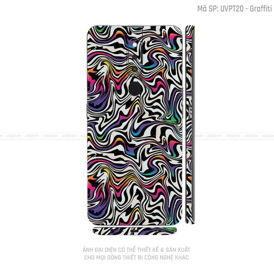 Miếng Dán Skin Điện Thoại OPPO F Series Vân Graffiti 02 | UVPT20