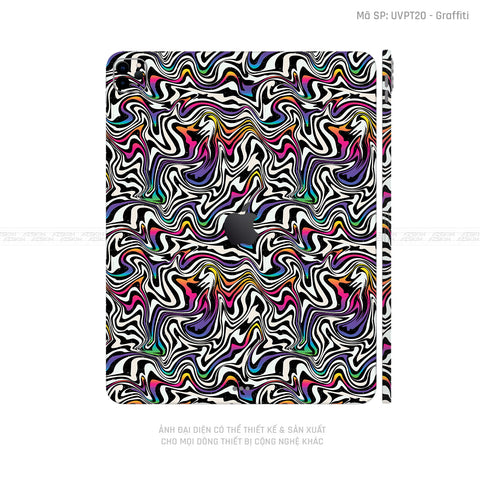 Dán Skin IPad Pro Series Vân Nổi Graffiti 02