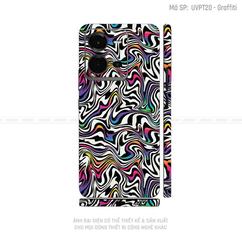 Dán Skin Vivo V Series Vân Graffiti 02 | UVPT20