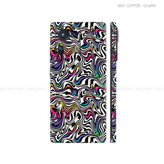 Dán Skin Điện Thoại Xiaomi Mi Mix Series Vân Nổi Graffiti 02 | UVPT20