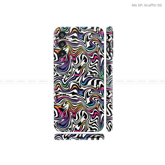 Dán Skin Galaxy A Series Vân Graffiti 02 | UVPT20
