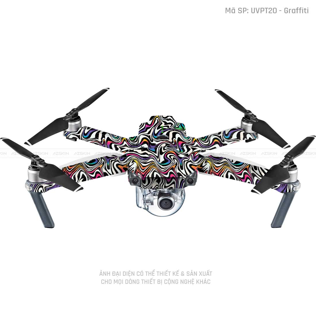 Dán Skin Flycam Vân Nổi Graffiti 02 | UVPT20
