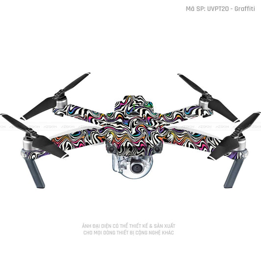Dán Skin Flycam Vân Nổi Graffiti 02 | UVPT20