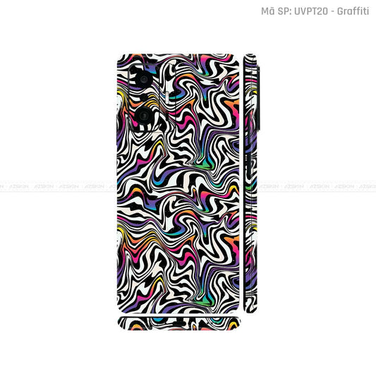 Dán Skin Xiaomi 11 Series Vân Nổi Graffiti 02 | UVPT20